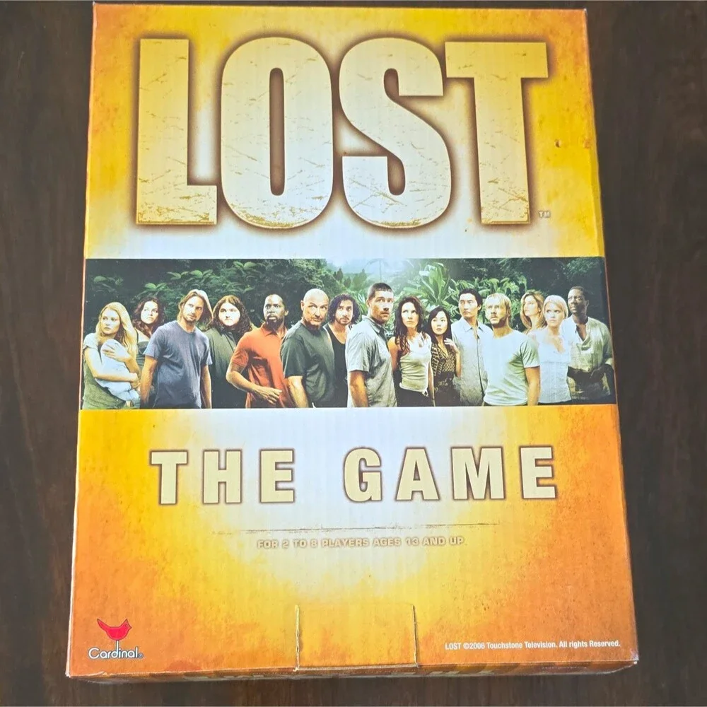 Cardinal Lost The Game TV Show Tie-In Board Game Complete 2+ 13+ 2006 MPN 37817